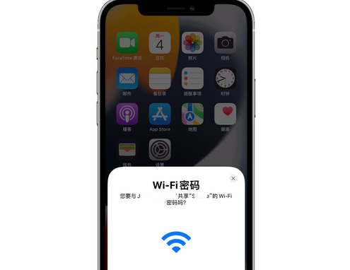 齐齐哈尔苹果15维修店分享iPhone15如何共享Wi-Fi密码 